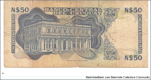 Banknote from Uruguay year 1975