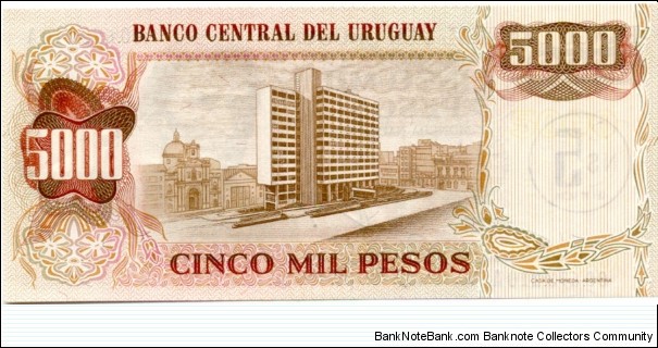 Banknote from Uruguay year 1975