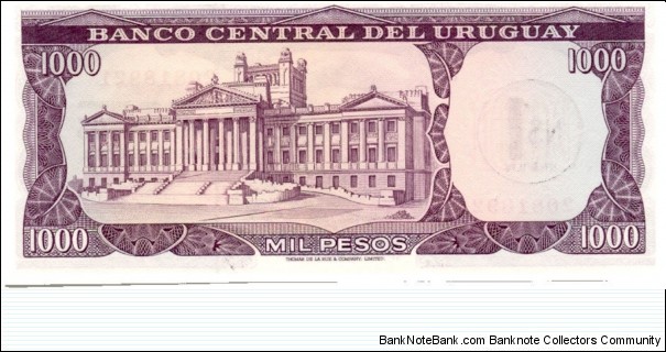 Banknote from Uruguay year 1975