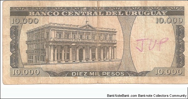 Banknote from Uruguay year 1967