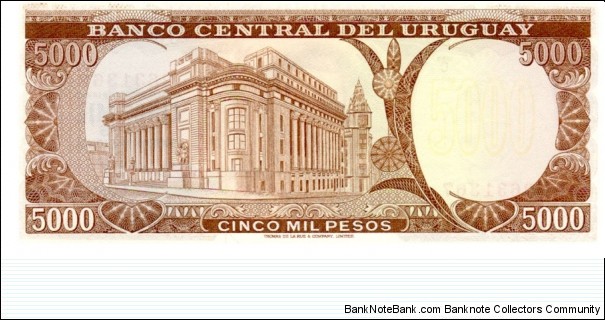 Banknote from Uruguay year 1967