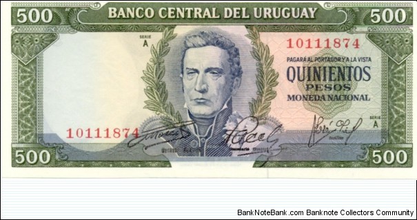P48a - 500 Pesos 
Series - A Banknote