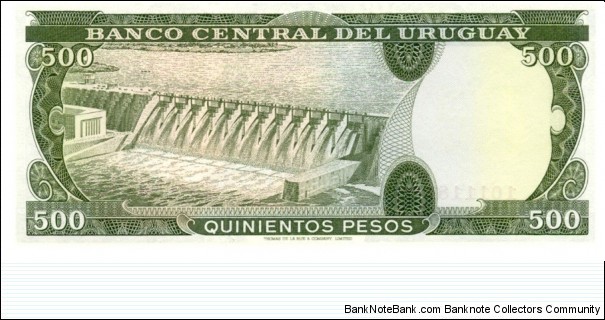 Banknote from Uruguay year 1967