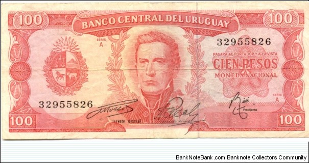 P47a - 100 Pesos 
Series - A
Signature - 1 Banknote