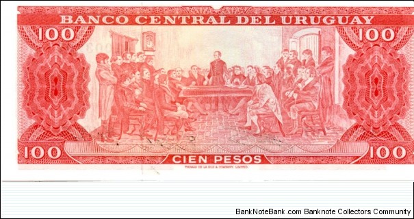 Banknote from Uruguay year 1967