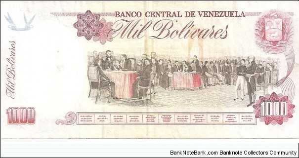 Banknote from Venezuela year 1992