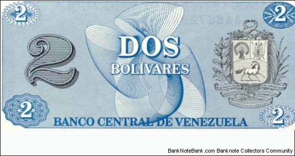 Banknote from Venezuela year 1989
