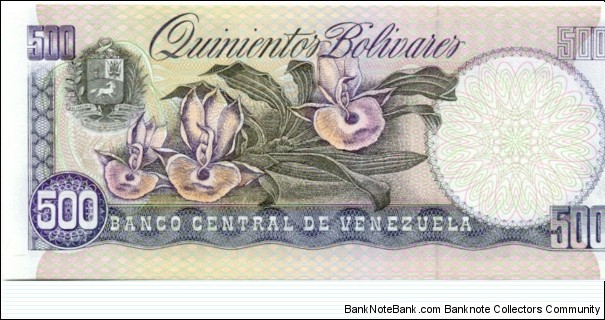 Banknote from Venezuela year 1998