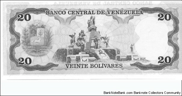 Banknote from Venezuela year 1987