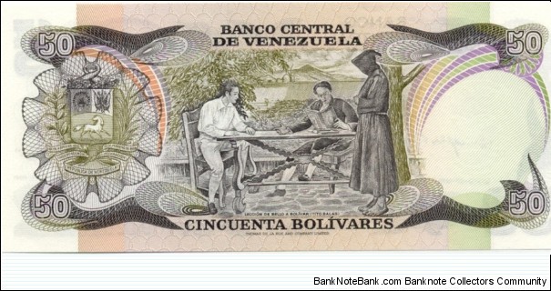 Banknote from Venezuela year 1981