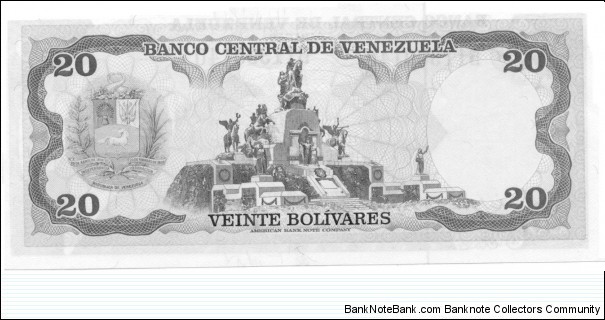 Banknote from Venezuela year 1979