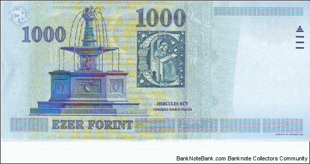 Banknote from Hungary year 2005