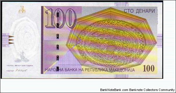 100 Denari__
pk# 16 f__
01/2005 Banknote