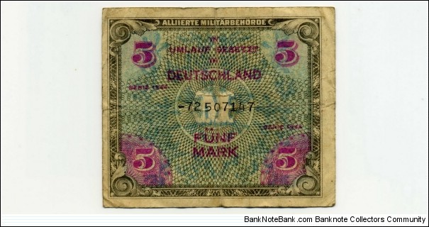 Alliierte Militärbehörde 
-72507147 
russina print Banknote