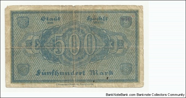 Banknote from Germany year 1922