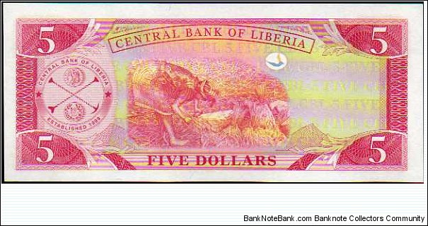 Banknote from Liberia year 2006