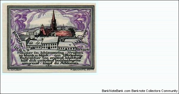 Banknote from Germany year 1922