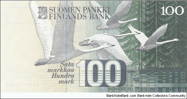 Banknote from Finland year 1991