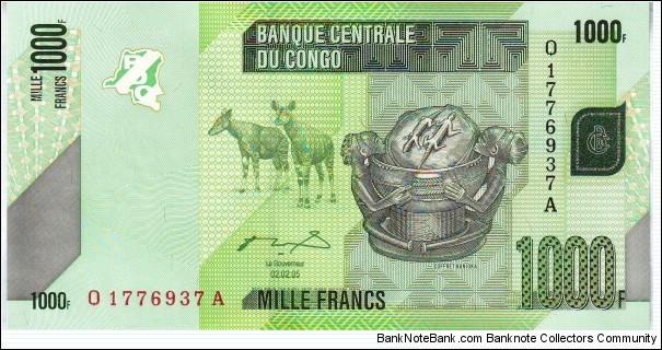  1000 Francs Banknote