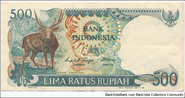 500 Rupiah Banknote