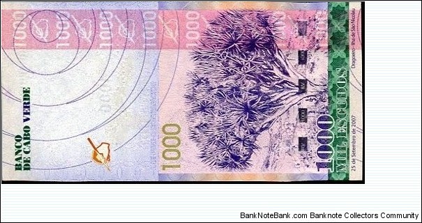 Banknote from Cape Verde year 2007