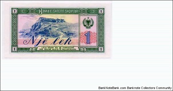 Banknote from Albania year 1976