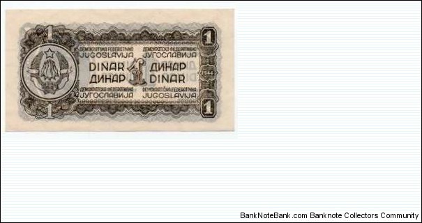 Banknote from Yugoslavia year 1944