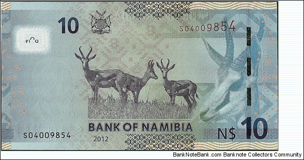Banknote from Namibia year 2012