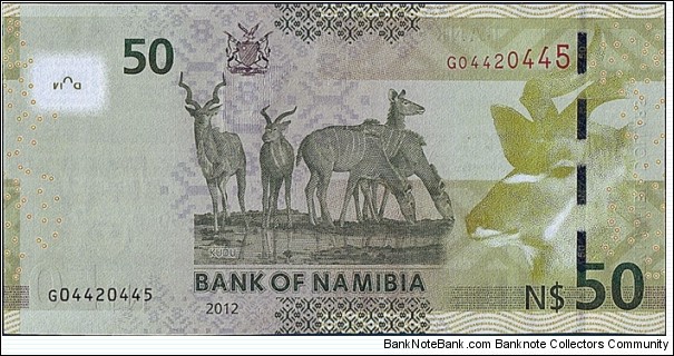 Banknote from Namibia year 2012