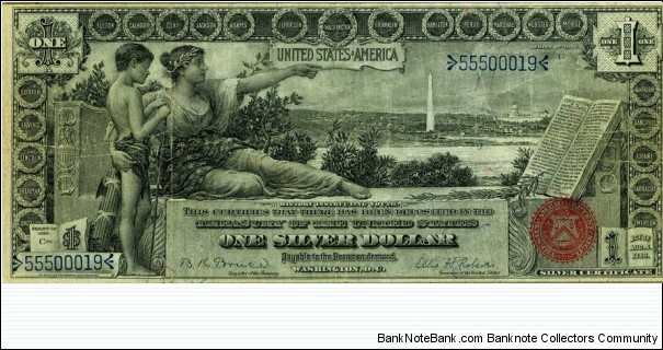 $1 Silver Certificate  Banknote