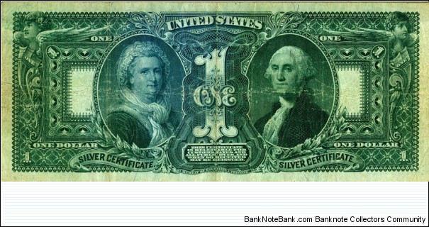 Banknote from USA year 1896