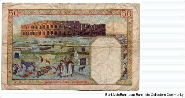 Banknote from Algeria year 1940