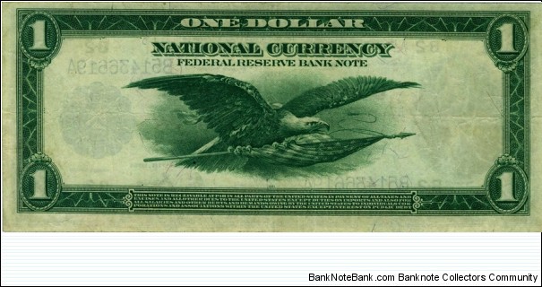 Banknote from USA year 1918