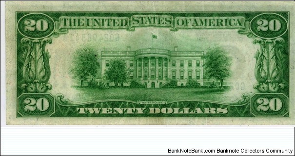 Banknote from USA year 1928