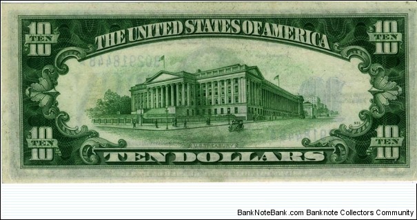 Banknote from USA year 1934