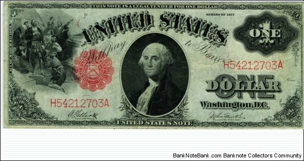 $1 United States Note Banknote