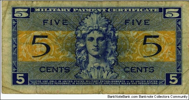 Banknote from USA year 1954