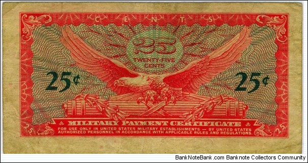 Banknote from USA year 1965