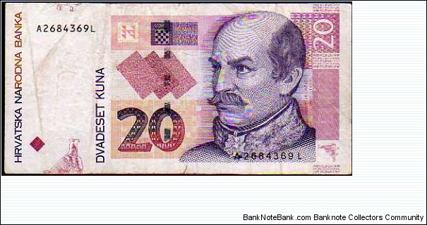 20 Kuna__
pk# 39__
07.03.2001 Banknote