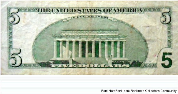 Banknote from USA year 2001