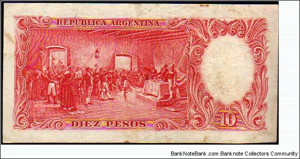 Banknote from Argentina year 1967