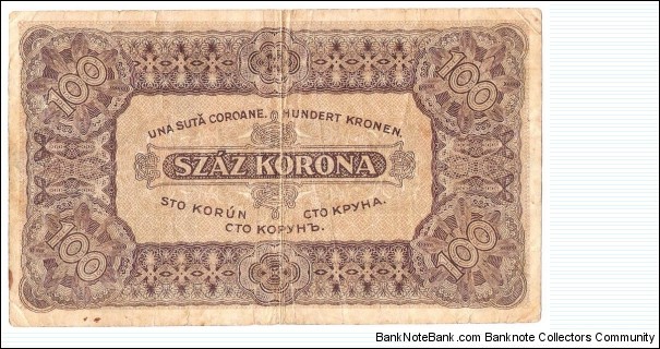 Banknote from Hungary year 1923