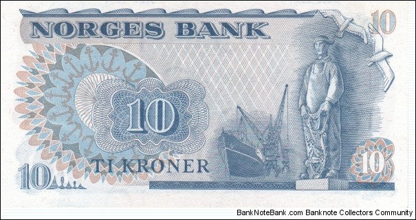 Banknote from Norway year 1982