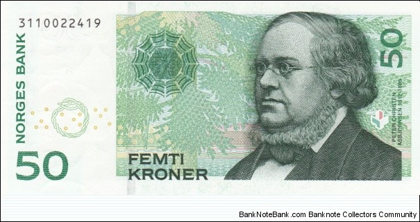 Norway 50 kroner 2003 Banknote