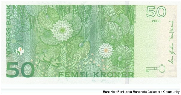 Banknote from Norway year 2003