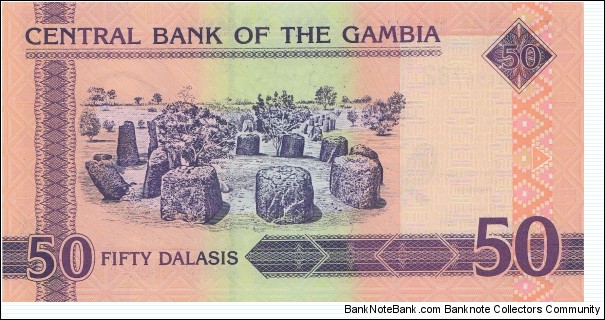 Banknote from Gambia year 2006