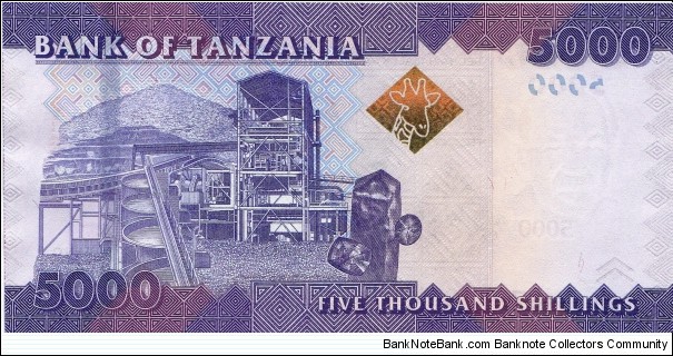 Banknote from Tanzania year 2010