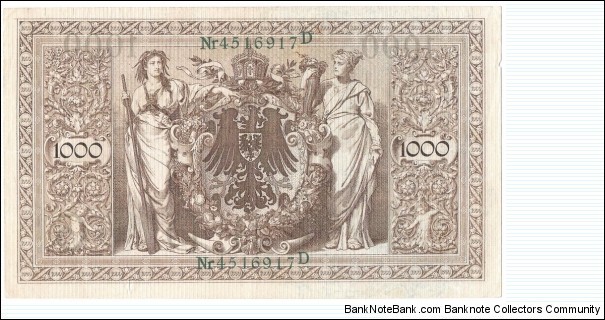 Banknote from Germany year 1910