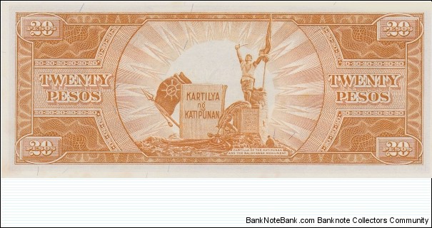 Banknote from Philippines year 1949