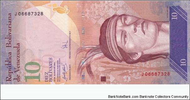 Venezuela P90 (10 bolivares 2007) Banknote